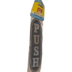 M3 METAL LABEL - PUSH - Washable